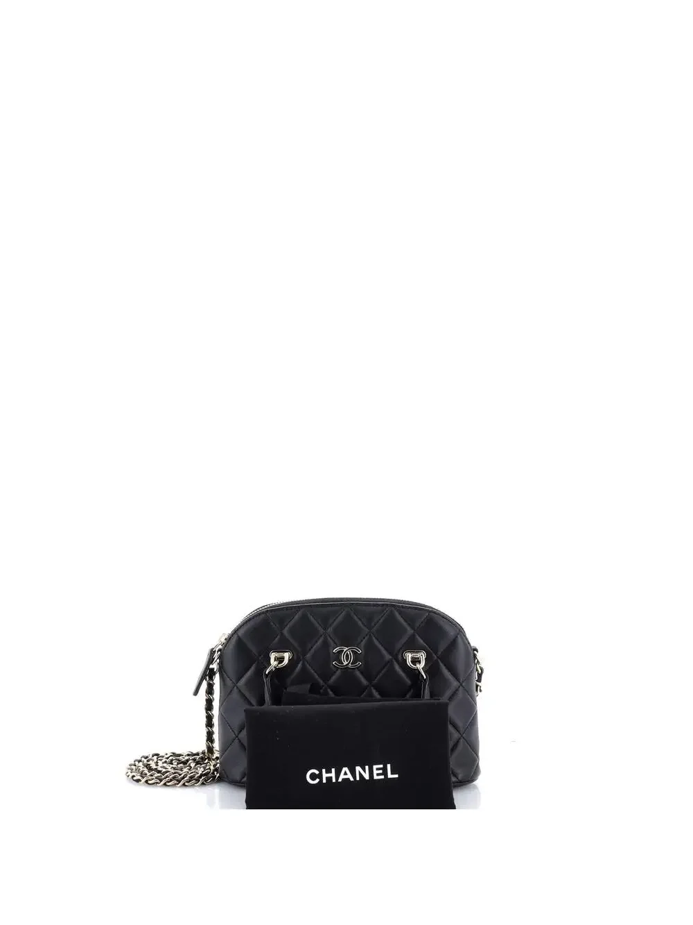 Chanel Cc Dome Zip Shopping Bag Quilt #262230C47B